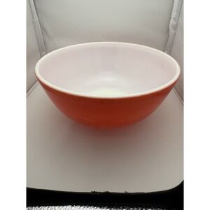 1945-1968 PYREX Primary Colors RED 4 Quart 10"‎ Mixing BOWL #404